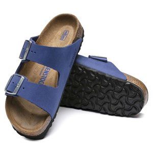 Birkenstock Blue Arizona Nubuck Sandals